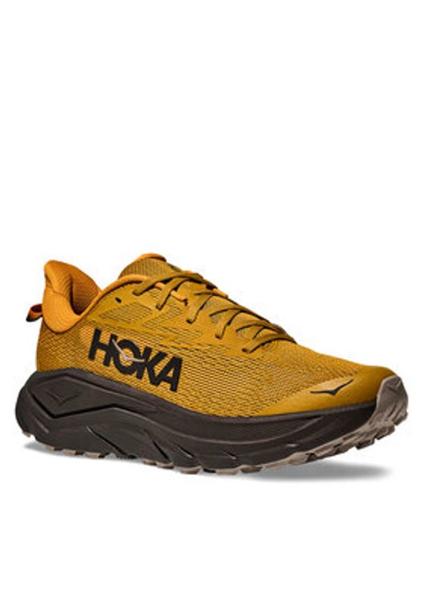 HOKA - Hoka Buty do biegania Challenger 8 1168716 Żółty. Kolor: żółty. Materiał: materiał