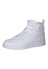 Buty do chodzenia męskie Puma Rbd Game. Okazja: na co dzień. Wysokość cholewki: za kostkę. Zapięcie: rzepy. Kolor: biały. Materiał: materiał, syntetyk, guma. Szerokość cholewki: normalna. Sport: turystyka piesza #1