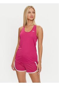 Reebok Koszulka techniczna Id Train Mesh Back Tank 100021221 Różowy Regular Fit. Kolor: różowy. Materiał: syntetyk #1