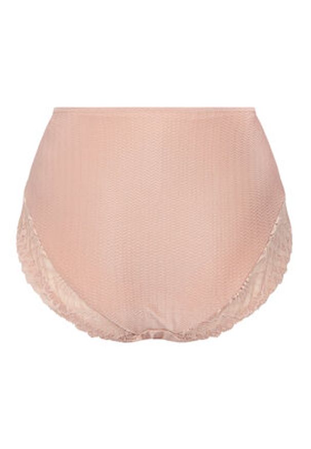 Chantelle Figi klasyczne z wysokim stanem Sublime C19WC6 Beżowy. Stan: podwyższony. Kolor: beżowy. Materiał: syntetyk