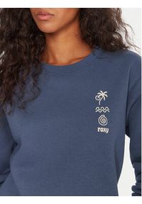 Roxy Bluza Surf Stoked ERJFT05018 Niebieski Regular Fit. Kolor: niebieski. Materiał: bawełna, syntetyk #4