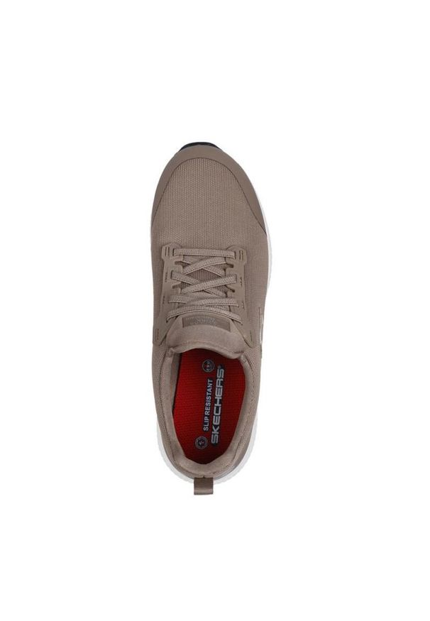 skechers - Buty SKECHERS SQUAD SR - MYTON Brązowy. Kolor: brązowy. Materiał: syntetyk, tkanina
