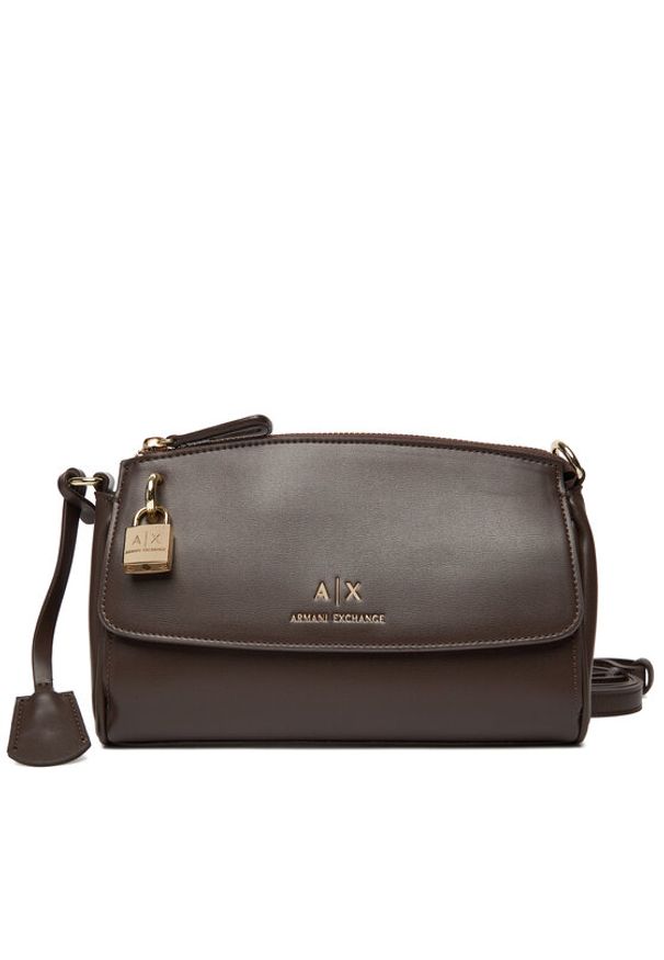 Armani Exchange Torebka XW000304 AF12040 U6304 Brązowy. Kolor: brązowy. Materiał: skórzane