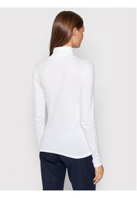 United Colors of Benetton - United Colors Of Benetton Golf 3GA2E2224 Biały Slim Fit. Typ kołnierza: golf. Kolor: biały. Materiał: bawełna #7