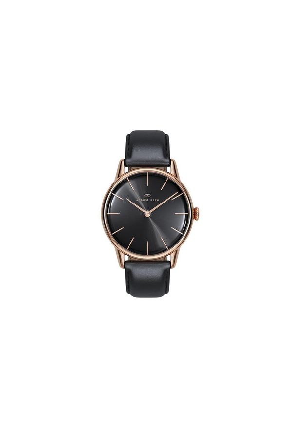 AUGUST BERG ZEGAREK SERENITY 10232B01LBK. Materiał: skóra. Styl: vintage, elegancki, casual