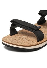 Jack Wolfskin Sandały Ecostride 2 Sandal W 4051771 Czarny. Kolor: czarny. Materiał: materiał