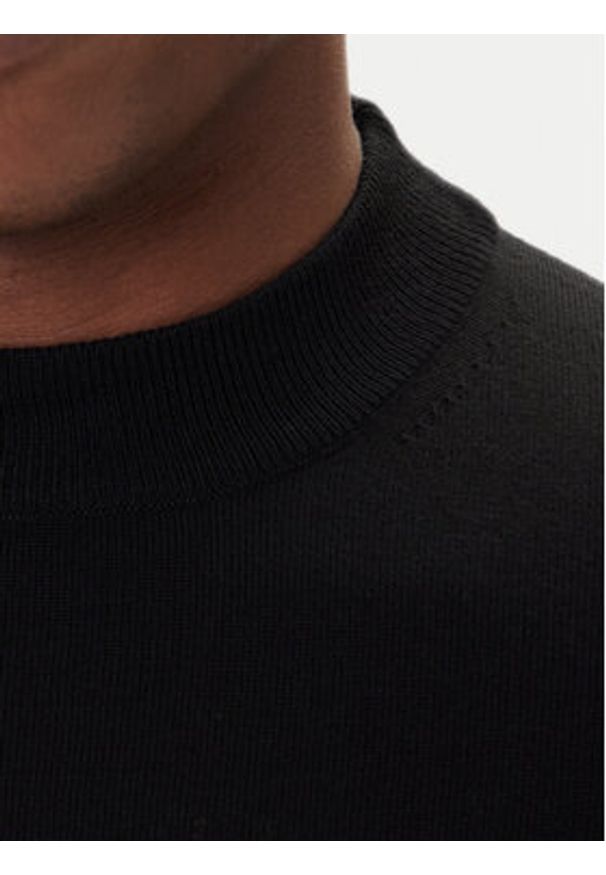 JOOP! Sweter 17 JK-07Davide 30032606 Czarny Modern Fit. Kolor: czarny. Materiał: wełna