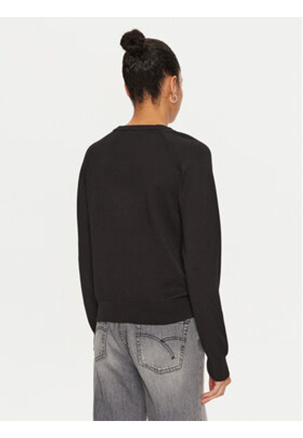 Liu Jo Sport Sweter TF4286 MS63L Czarny Regular Fit. Kolor: czarny. Materiał: syntetyk. Styl: sportowy