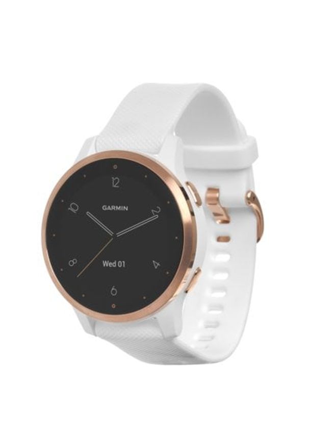 Zegarek sportowy GARMIN Vivoactive 4S Różowo-biały. Rodzaj zegarka: smartwatch. Kolor: biały, wielokolorowy, różowy. Styl: sportowy