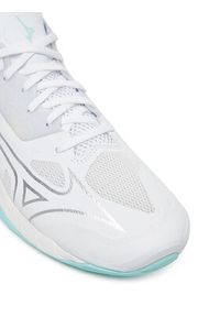 Mizuno Buty halowe Wave Mirage 5 X1GB2350 Biały. Kolor: biały. Materiał: skóra. Model: Mizuno Wave #6