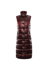 ALPINE PRO - Kamizelka Hi-Therm Alpine Pro Urefa dla kobiet w kolorze wina - Ciepła i lekka. Kolor: czerwony. Materiał: poliamid. Sezon: zima. Styl: elegancki