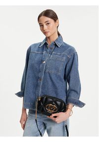 Love Moschino - LOVE MOSCHINO Torebka JC4038PP1NLC0000 Czarny. Kolor: czarny. Materiał: skórzane