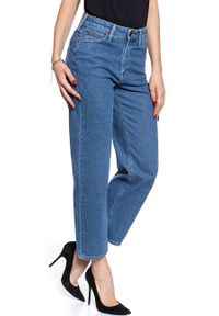 Lee - SPODNIE DAMSKIE LEE 5 POCKET WIDE LEG MYSTIC STONE L30SDJJI 112106615 #9