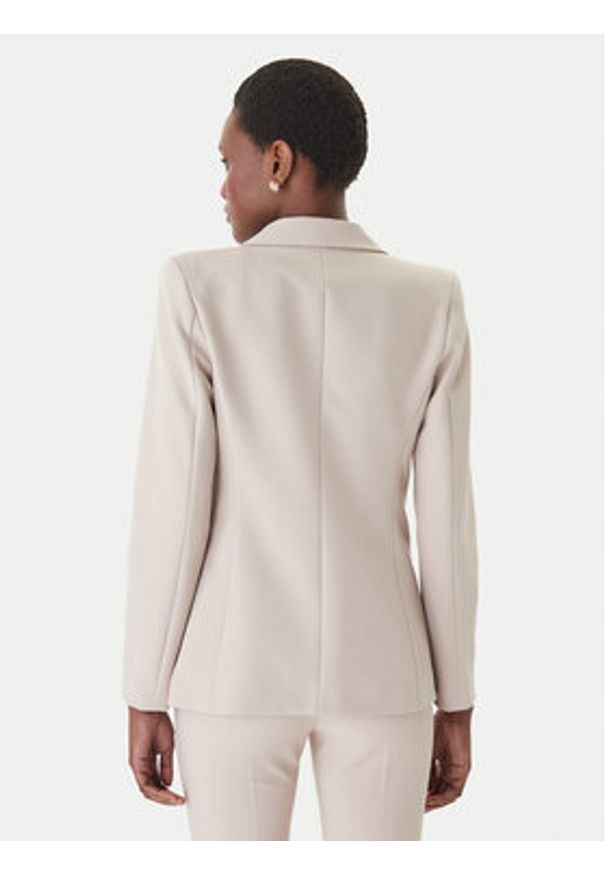 Rinascimento Marynarka CFC0127895003 Beżowy Slim Fit. Kolor: beżowy. Materiał: syntetyk