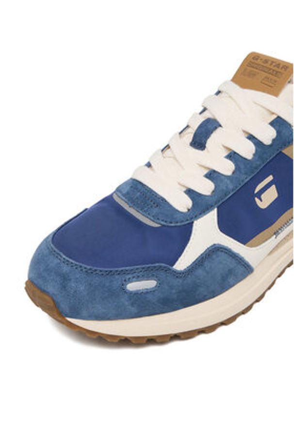 G-Star RAW - G-Star Raw Sneakersy EO-XAVI-01 Niebieski. Kolor: niebieski. Materiał: materiał