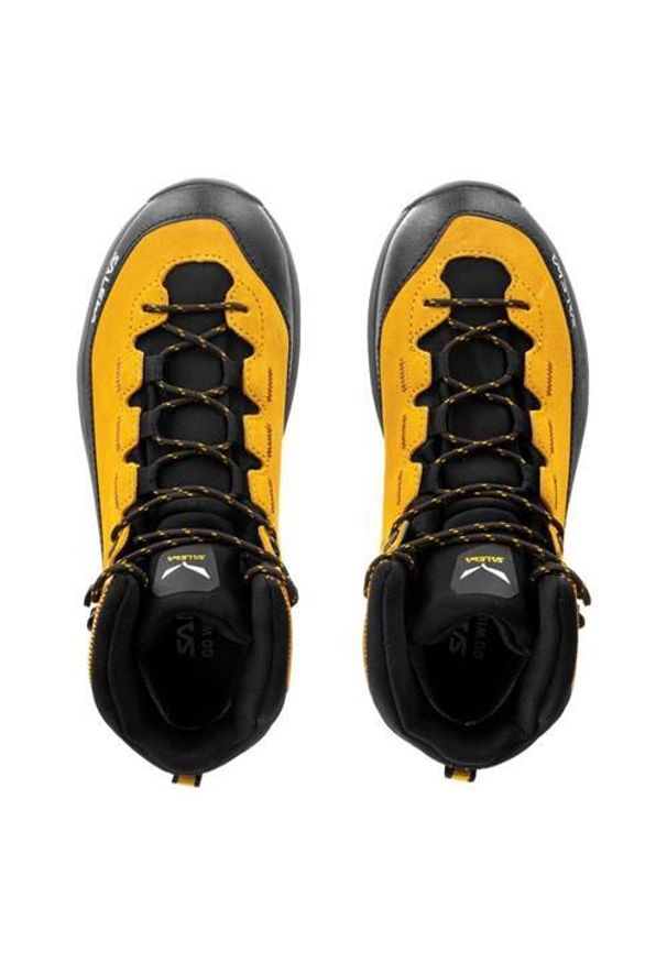 Buty trekkingowe dla dzieci Salewa Mtn Trainer 2 Mid Ptx. Wysokość cholewki: za kostkę. Zapięcie: sznurówki. Kolor: wielokolorowy. Materiał: zamsz. Szerokość cholewki: normalna. Sport: turystyka piesza