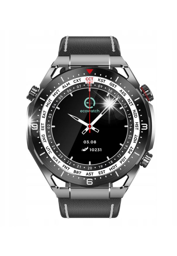 Smartwatch Maxcom Smartwatch EcoWatch* EW1 Czarny 400mAh 1,52 IP67 Rozmowy Trzy paski. Rodzaj zegarka: smartwatch. Kolor: czarny