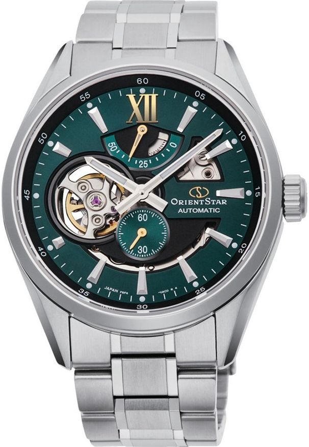 Zegarek Orient Star Zegarek męski Orient Star RE-AV0114E00B srebrny. Kolor: srebrny