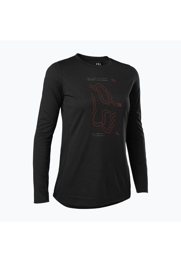 Koszulka rowerowa damska Fox Racing Ranger Dr. Kolor: czarny. Sport: kolarstwo