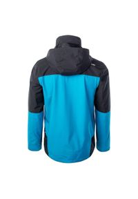 Hi-tec - Męska Kurtka Soft Shell Teodoro Light. Kolor: niebieski. Materiał: softshell. Sport: turystyka piesza
