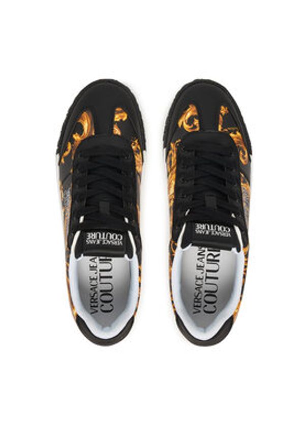 Versace Jeans Couture Sneakersy 80YA3SK6 Kolorowy. Materiał: skóra. Wzór: kolorowy