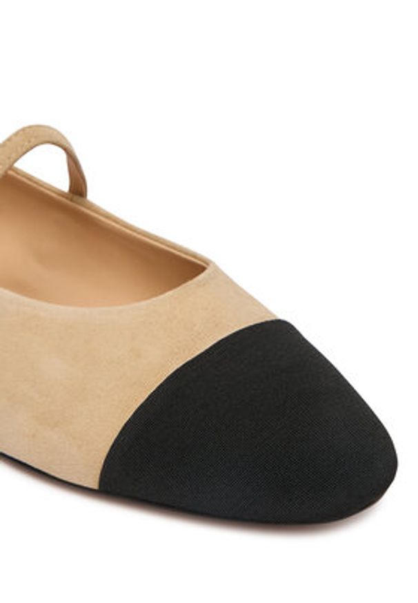 Aldo Baleriny Haoinia 14193443 Brązowy. Kolor: brązowy. Materiał: zamsz, skóra