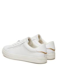 TOMMY HILFIGER - Tommy Hilfiger Sneakersy Essential Court FW0FW08320 Biały. Kolor: biały. Materiał: skóra #3