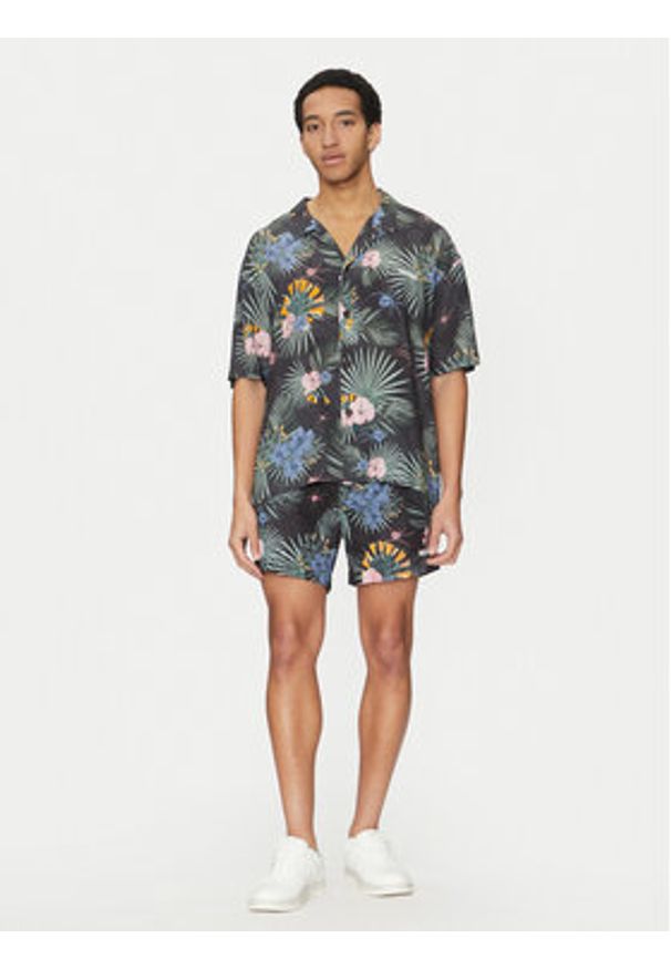 Hugo - HUGO Koszula Beach 50540065 Zielony Relaxed Fit. Kolor: zielony. Materiał: wiskoza