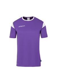 UHLSPORT - Koszulka Uhlsport Squad 27. Kolor: fioletowy, wielokolorowy, biały. Materiał: jersey. Wzór: kolorowy, napisy #1