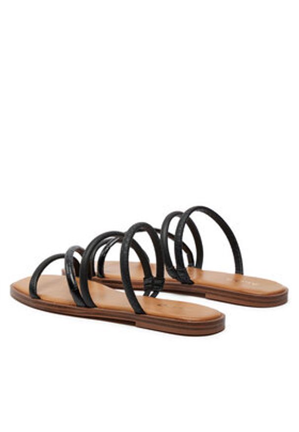 Aldo Klapki Stila 13734352 Czarny. Kolor: czarny. Materiał: skóra