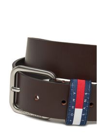 Tommy Jeans Pasek Męski Ryan 3.5 AM0AM13415 Brązowy. Kolor: brązowy. Materiał: skóra #3
