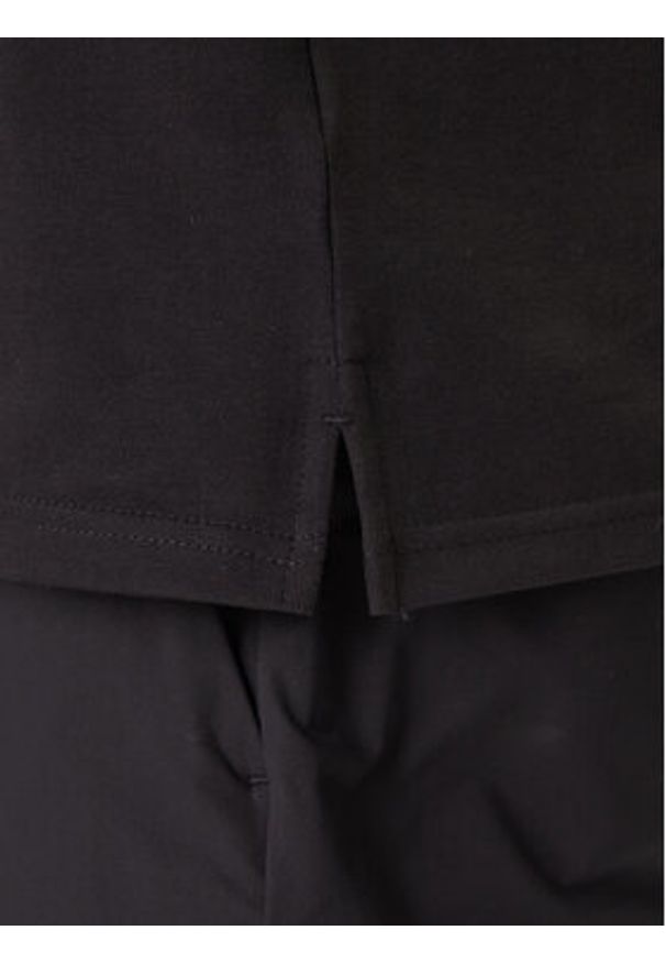 Calvin Klein Polo LV04LC254G Czarny Slim Fit. Typ kołnierza: polo. Kolor: czarny. Materiał: bawełna