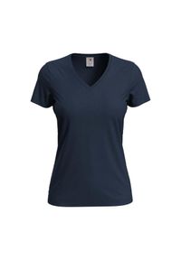 Stedman - Koszulka Damska Z Klasycznym Dekoltem V. Kolor: niebieski. Sport: turystyka piesza #1