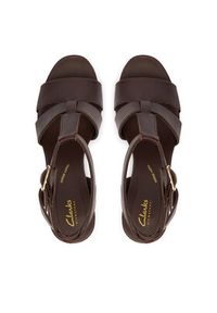 Clarks Sandały Sabina Hope 26186104 Brązowy. Kolor: brązowy. Materiał: skóra #2
