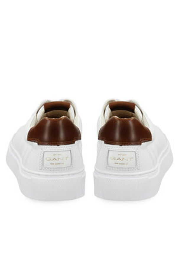GANT - Gant Sneakersy 32631226 Biały. Kolor: biały. Materiał: skóra
