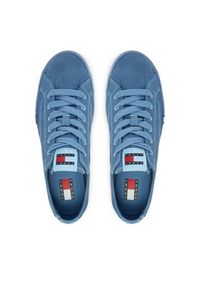 Tommy Jeans Tenisówki Archive Vulc Y2K Washed Canvas EN0EN02957 Niebieski. Kolor: niebieski. Materiał: materiał #4