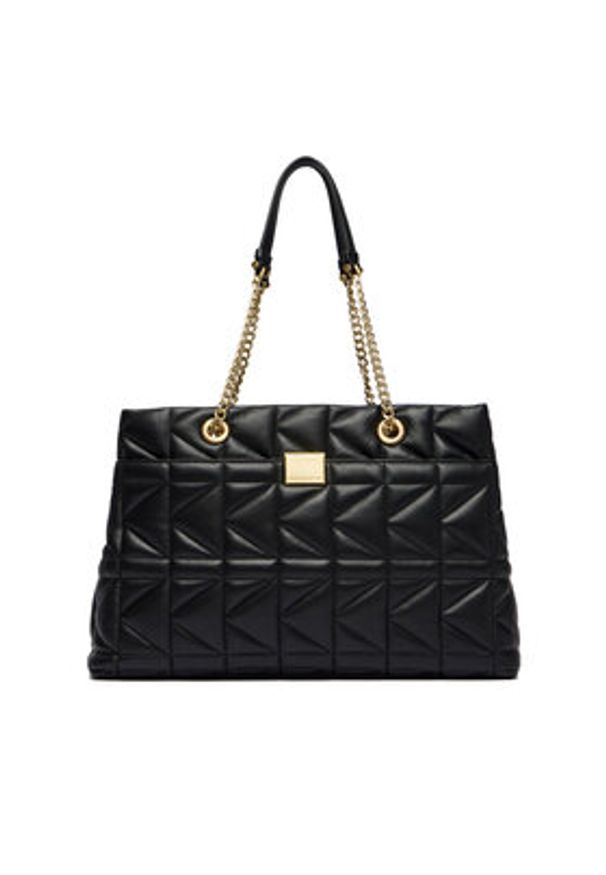 Karl Lagerfeld - KARL LAGERFELD Torebka A4W30085 Czarny. Kolor: czarny. Materiał: skórzane