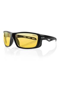 OPC - Okulary ochronne SPORT EVEREST Matt Black Ultra Light Yellow CAT.1 + ETUI. Kolor: czarny, żółty, wielokolorowy