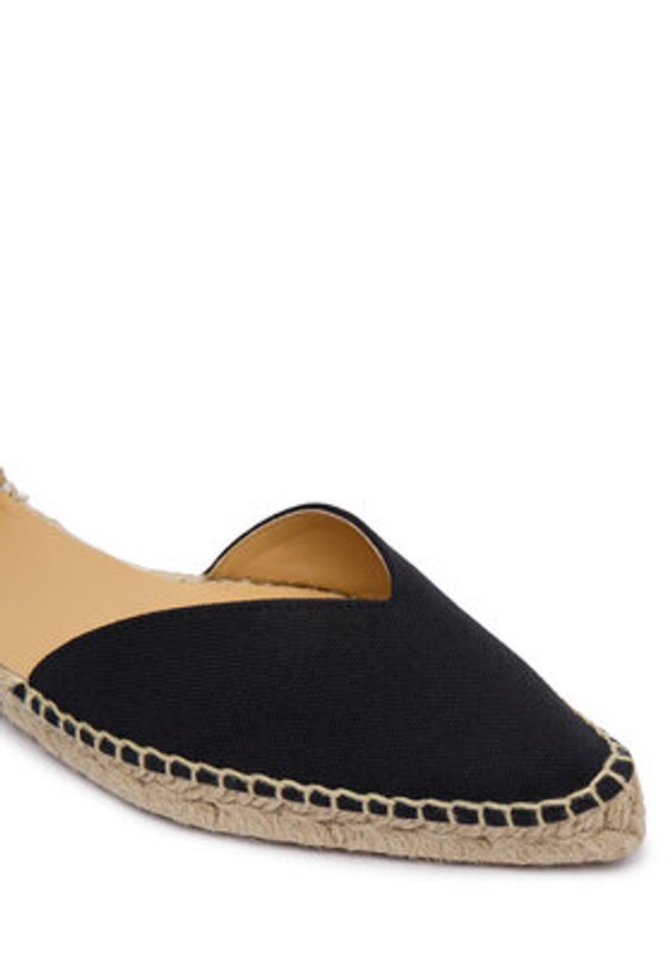 Castañer Espadryle Camila C/8/269 26219 Czarny. Kolor: czarny. Materiał: skóra, zamsz