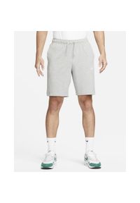 Spodnie sportowe męskie Nike Club Short Jsy. Kolor: szary, biały, wielokolorowy. Długość: krótkie. Sport: fitness
