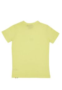 LEONE 1947 APPAREL - Dziecięca koszulka z krótkim rękawem basic z małym logo. Kolor: zielony, wielokolorowy, żółty. Długość rękawa: krótki rękaw. Długość: krótkie. Sport: joga i pilates