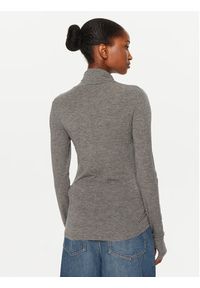 Marella Golf Master 2423946084 Szary Slim Fit. Typ kołnierza: golf. Kolor: szary. Materiał: wiskoza #2