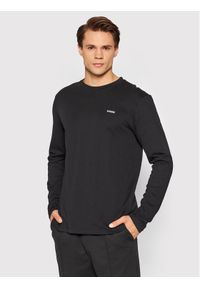 Hugo Longsleeve Derol222 50466159 Czarny Regular Fit. Kolor: czarny. Materiał: bawełna. Długość rękawa: długi rękaw