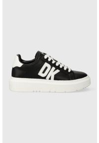 DKNY - Dkny sneakersy Marian kolor czarny K2363974. Nosek buta: okrągły. Kolor: czarny. Materiał: guma. Obcas: na platformie #1