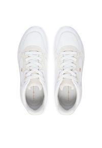 TOMMY HILFIGER - Tommy Hilfiger Sneakersy Light Runner FW0FW09409 Biały. Kolor: biały. Materiał: skóra #3