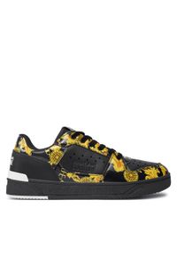 Versace Jeans Couture Sneakersy Starlight 77YA3SJ4 Czarny. Kolor: czarny. Materiał: skóra