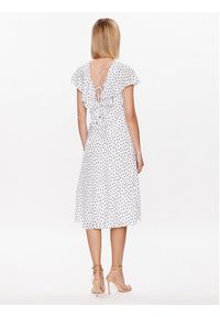 DKNY Sukienka letnia DD3C3581 Biały Regular Fit. Kolor: biały. Materiał: syntetyk. Sezon: lato #4