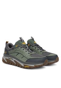 skechers - Skechers Trekkingi Arch Fit Road Walker 237688 GRN Khaki. Kolor: brązowy. Materiał: zamsz, skóra. Sport: turystyka piesza