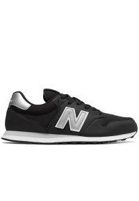 Buty New Balance GM500KSW - czarne. Okazja: na co dzień. Kolor: czarny. Materiał: materiał, syntetyk. Szerokość cholewki: normalna #1
