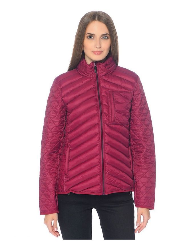 Wrangler - WRANGLER SHORT PUFFER JACKET WINE W4083YARI